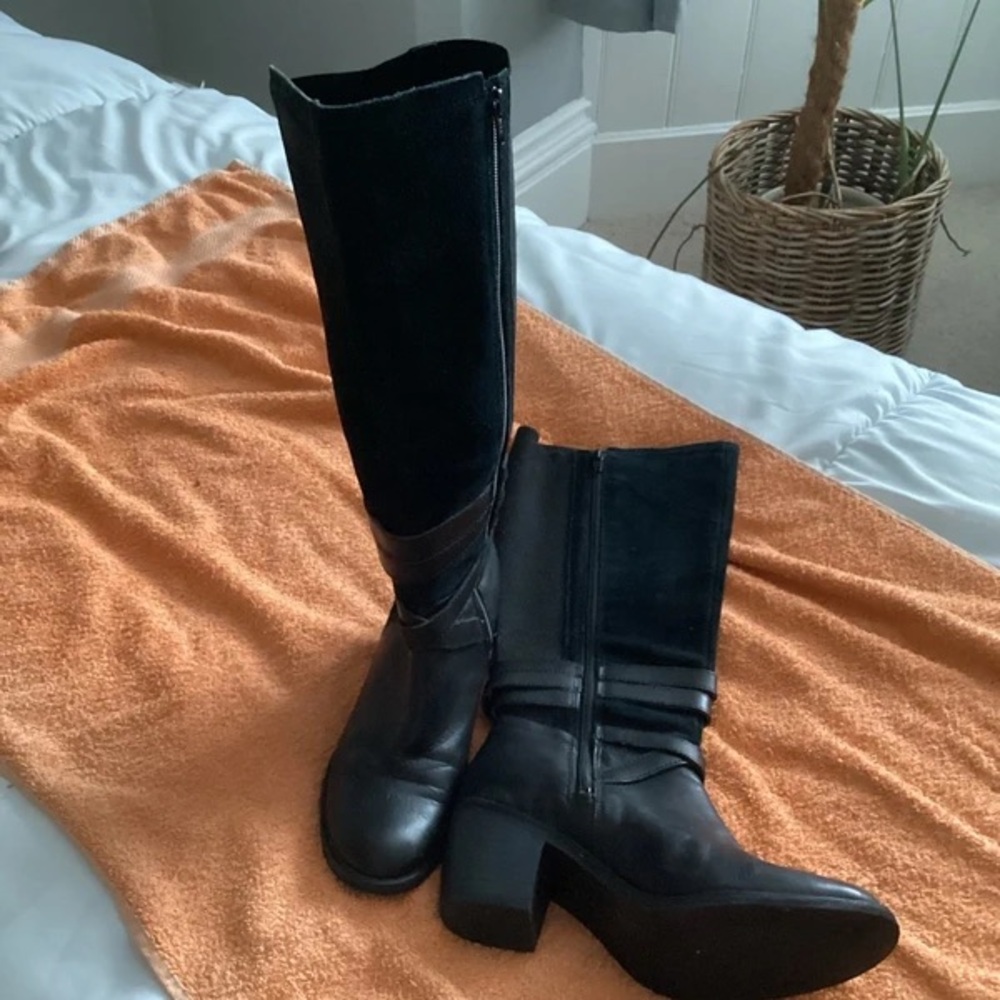 Sophisticated Black Heeled Boots